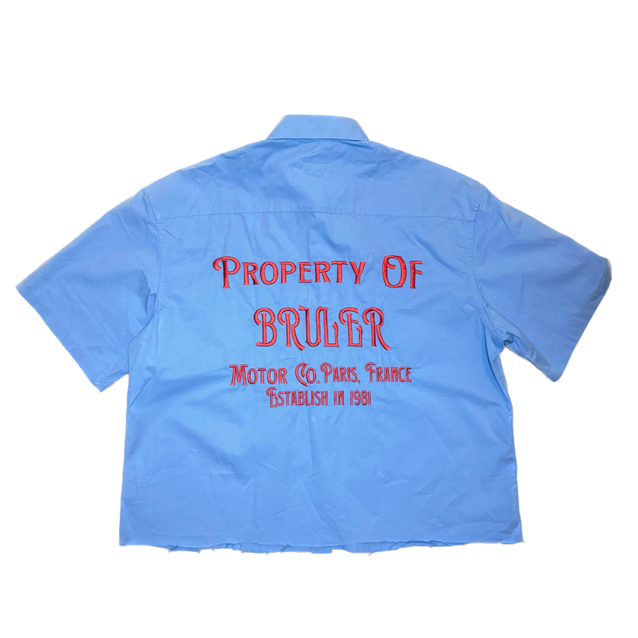 Brûler Motor Button Up