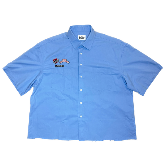 Brûler Motor Button Up